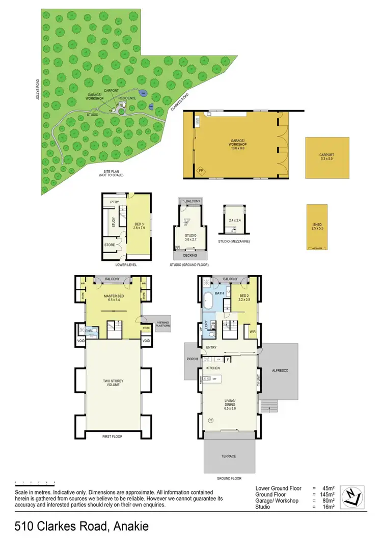 Floorplan of Homely rural property listing, 510 Clarkes Road, Anakie VIC 3213
