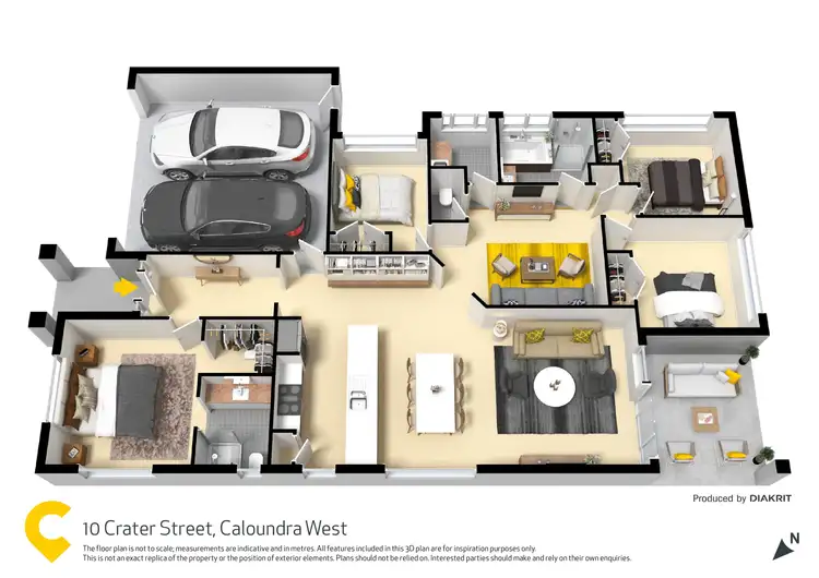 Floorplan of Homely house listing, 10 Crater Street, Caloundra West QLD 4551
