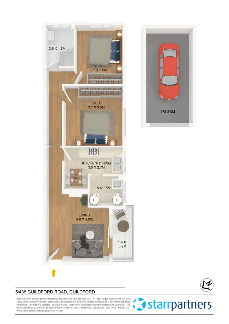Floorplan of Homely unit listing, 5/438-444 Guildford Road, Guildford NSW 2161