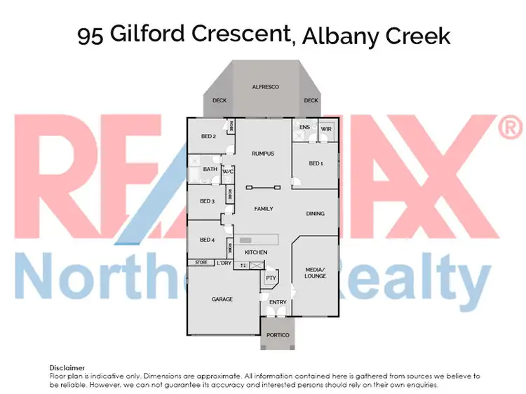 Floorplan of Homely house listing, 95 Gilford Crescent, Albany Creek QLD 4035