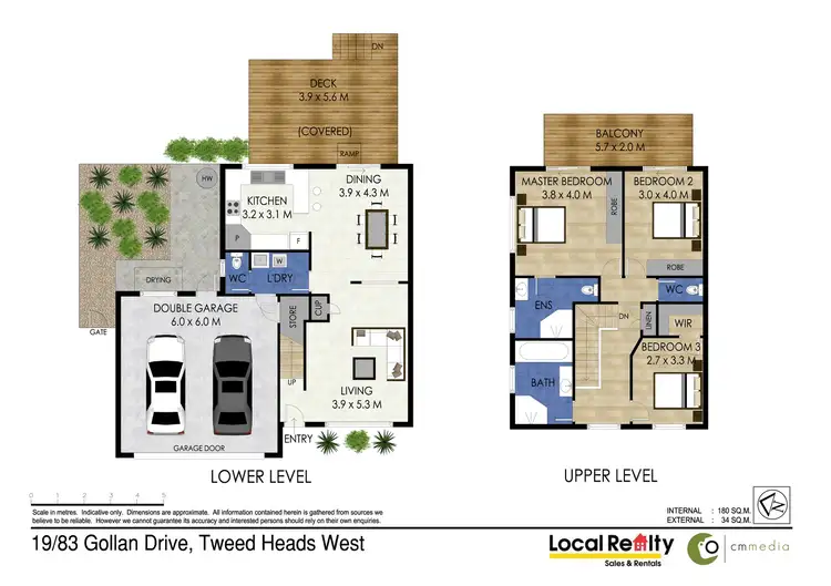 Floorplan of Homely townhouse listing, 19/83 Gollan Drive, Tweed Heads West NSW 2485