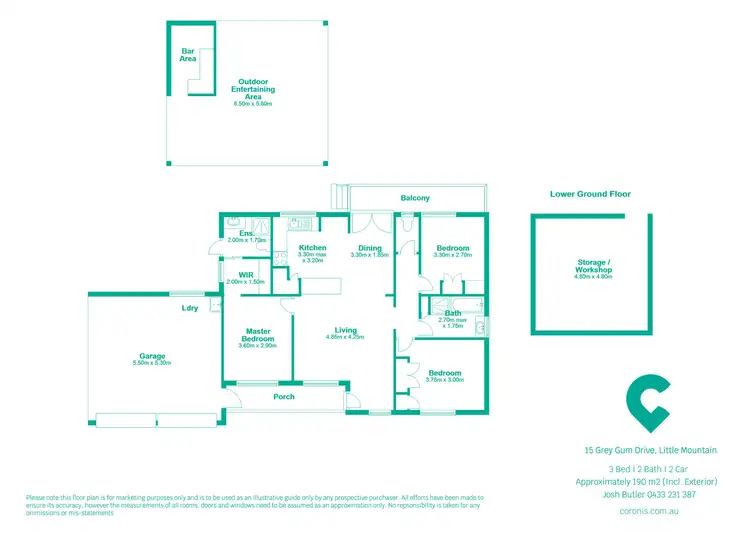 Floorplan of Homely house listing, 15 Grey Gum Drive, Little Mountain QLD 4551