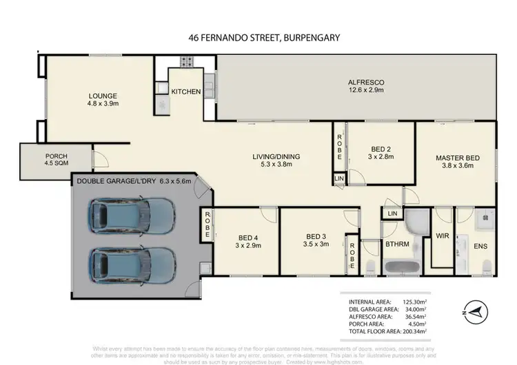 Floorplan of Homely house listing, 46 Fernando Street, Burpengary QLD 4505