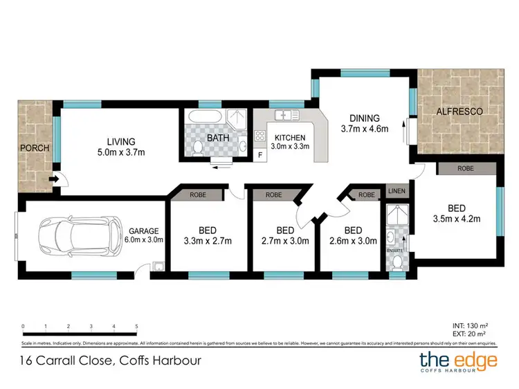 Floorplan of Homely house listing, 16 Carrall Close, Coffs Harbour NSW 2450