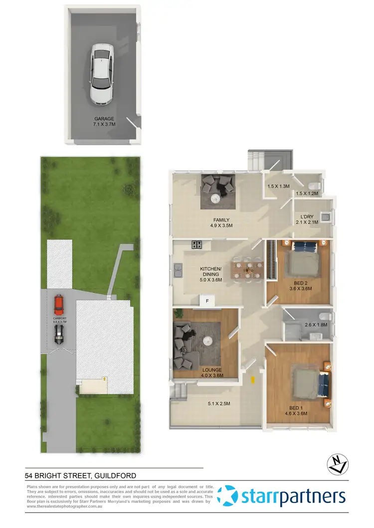 Floorplan of Homely house listing, 54 Bright Street, Guildford NSW 2161