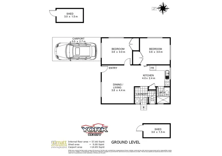 Floorplan of Homely unit listing, 4/12 Potter Street, South Toowoomba QLD 4350
