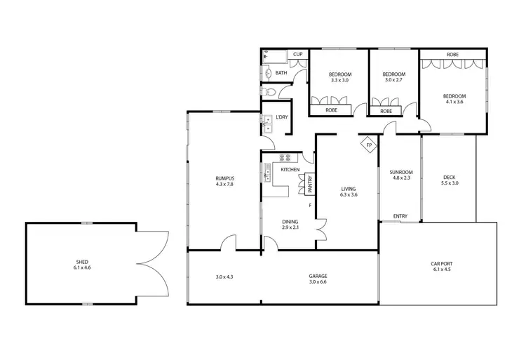 Floorplan of Homely house listing, 30 Tomkinson Street, Wilsonton QLD 4350