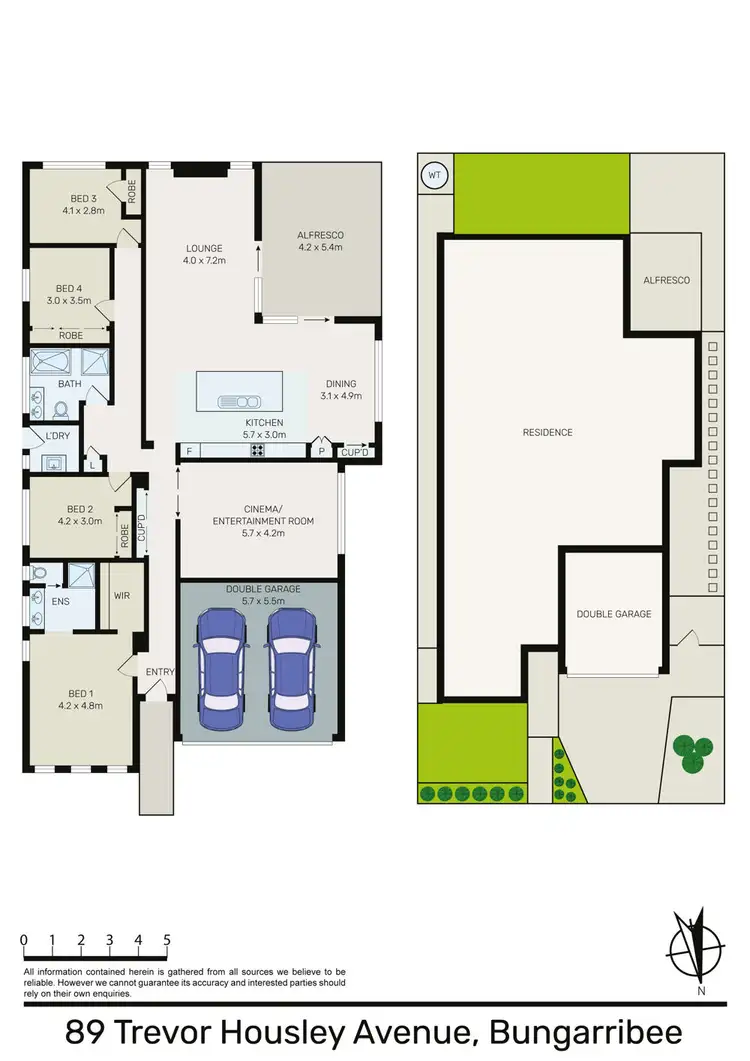 Floorplan of Homely house listing, 89 Trevor Housley Avenue, Bungarribee NSW 2767