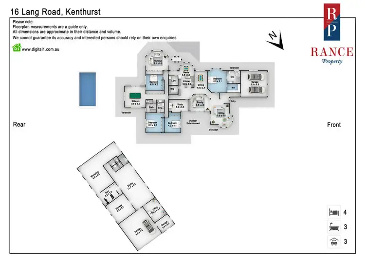 Floorplan of Homely house listing, 16 Lang Road, Kenthurst NSW 2156