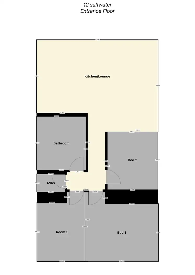 Floorplan of Homely house listing, 12 Saltwater Crescent, Diamond Beach NSW 2430