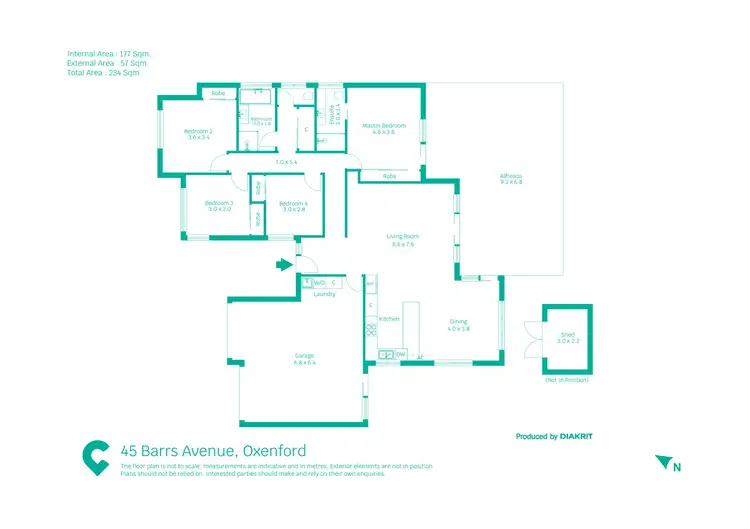 Floorplan of Homely house listing, 45 BARRS AVE, Oxenford QLD 4210