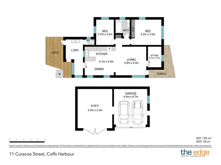 Floorplan of Homely house listing, 11 Curacoa Street, Coffs Harbour NSW 2450