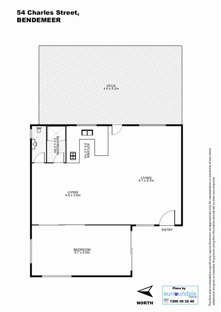 Floorplan of Homely house listing, 54 Charles Street, Tamworth NSW 2340