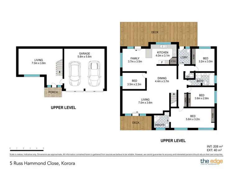 Floorplan of Homely house listing, 5 Russ Hammond Close, Korora NSW 2450