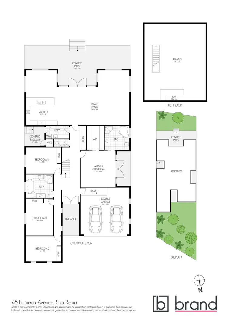 Floorplan of Homely house listing, 46 Liamena Avenue, San Remo NSW 2262