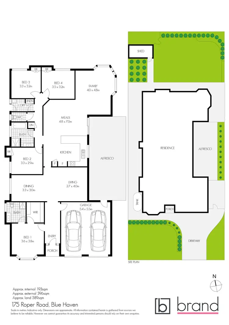 Floorplan of Homely house listing, 175 Roper Road, Blue Haven NSW 2262