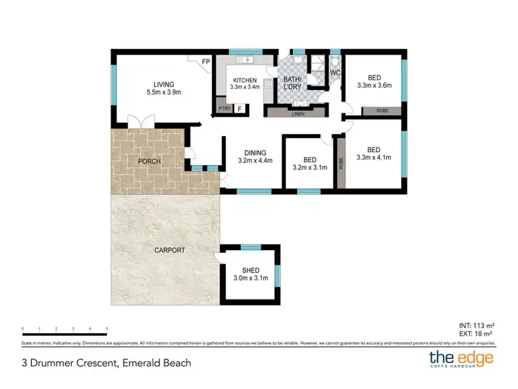 Floorplan of Homely house listing, 3 Drummer Crescent, Emerald Beach NSW 2456