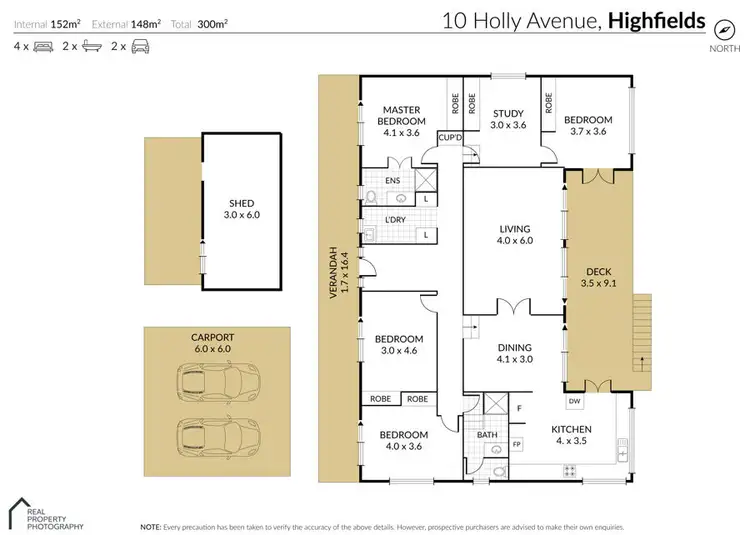 Floorplan of Homely house listing, 10 Holly Avenue, Highfields QLD 4352