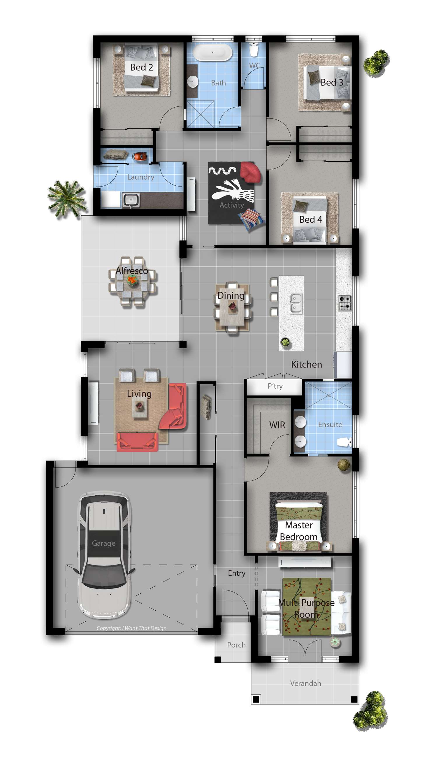 Floorplan of Homely house listing, 300 Vein Street, Beaudesert QLD 4285