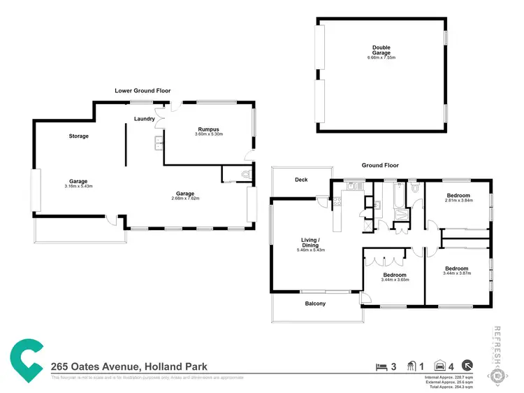 Floorplan of Homely house listing, 265 Oates Avenue, Holland Park QLD 4121
