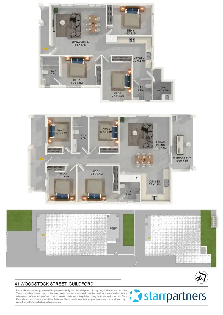 Floorplan of Homely house listing, 41 Woodstock Street, Guildford NSW 2161