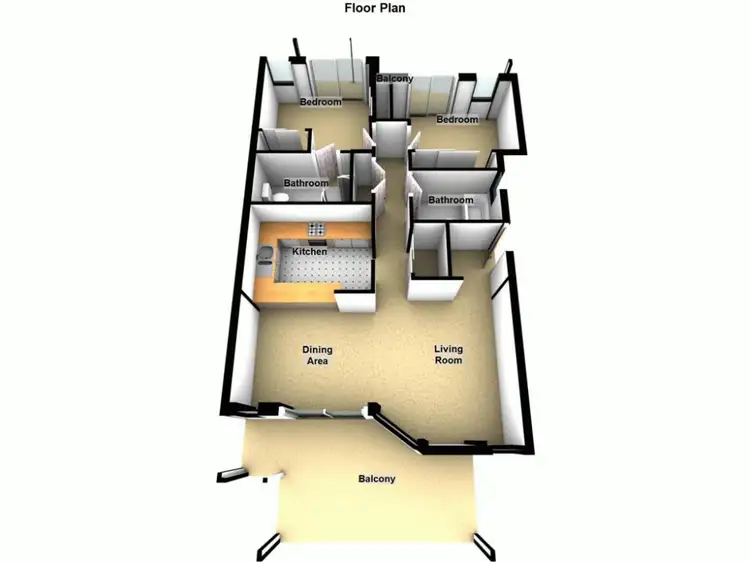 Floorplan of Homely unit listing, 7/1 Ascog Terrace, Toowong QLD 4066