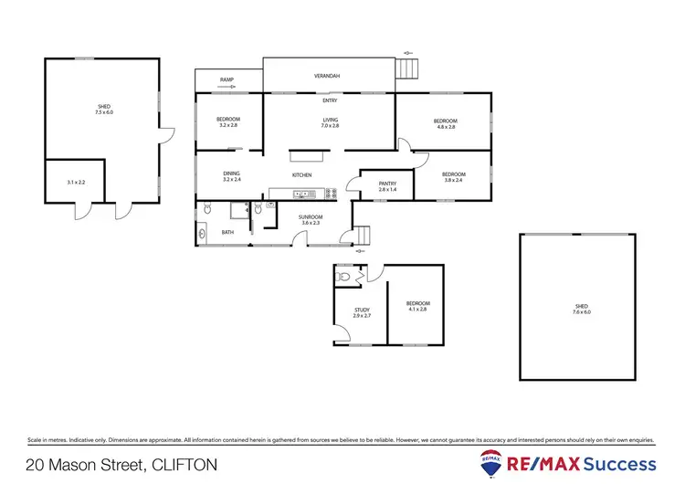 Floorplan of Homely house listing, 20 Mason Street, Clifton QLD 4361
