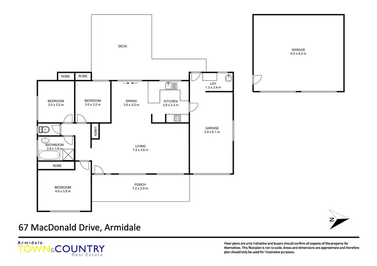 Floorplan of Homely house listing, 67 MacDonald Drive, Armidale NSW 2350