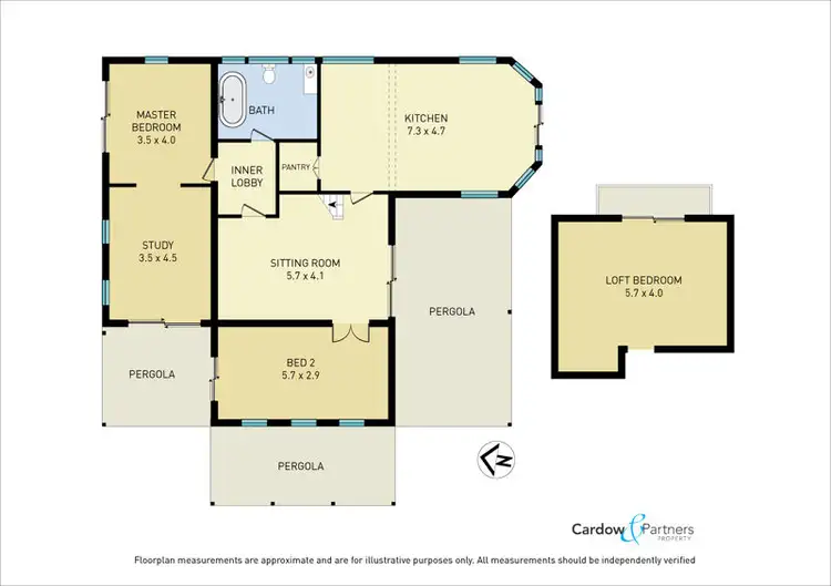 Floorplan of Homely rural property listing, 2300 Kalang Road, Bellingen NSW 2454