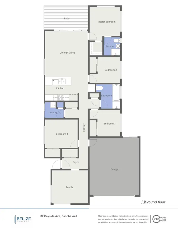 Floorplan of Homely house listing, 32 Bayside Ave, Jacobs Well QLD 4208