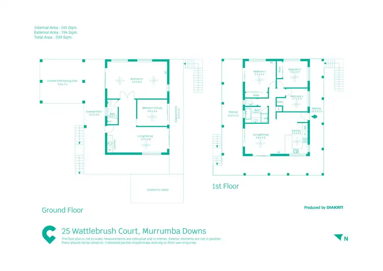 Floorplan of Homely house listing, 25 Wattlebrush Court, Murrumba Downs QLD 4503