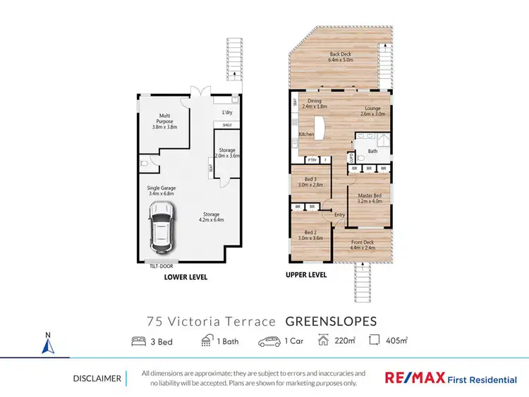 Floorplan of Homely house listing, 75 Victoria Terrace, Greenslopes QLD 4120
