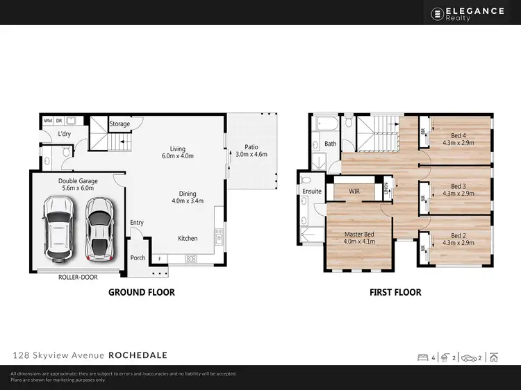 Floorplan of Homely house listing, 128 Skyview Avenue, Rochedale QLD 4123