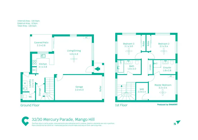 Floorplan of Homely unit listing, 32/30 Mercury Parade, Mango Hill QLD 4509