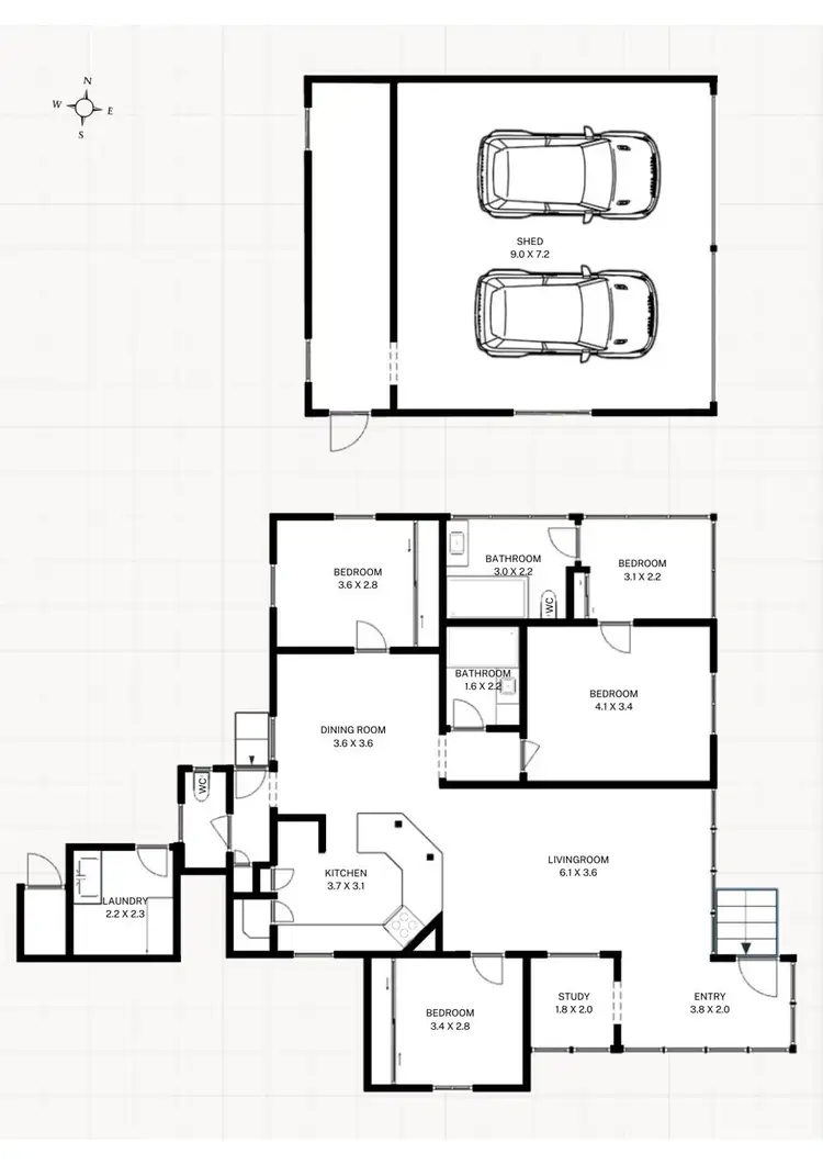 Floorplan of Homely house listing, 167 Holberton Street, Newtown QLD 4350
