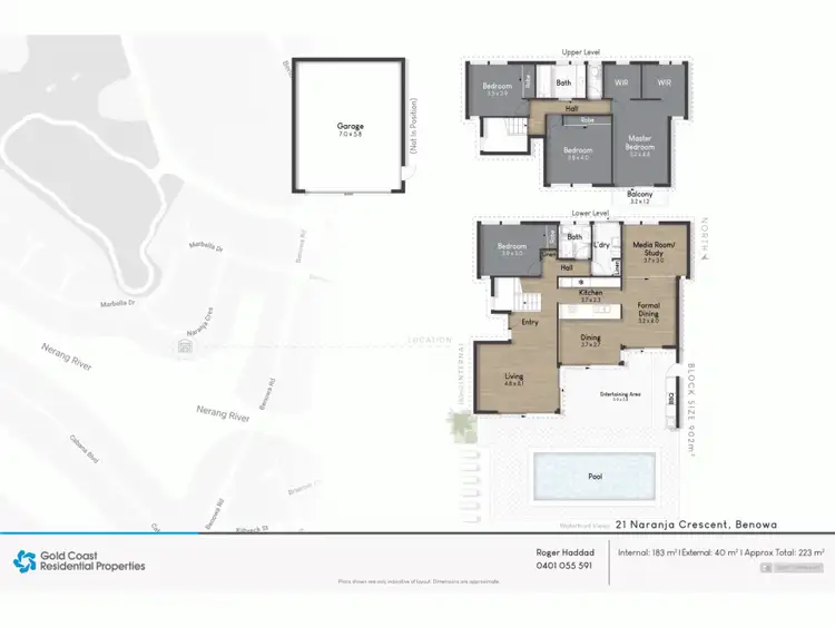 Floorplan of Homely house listing, 21 Naranja Crescent, Benowa QLD 4217