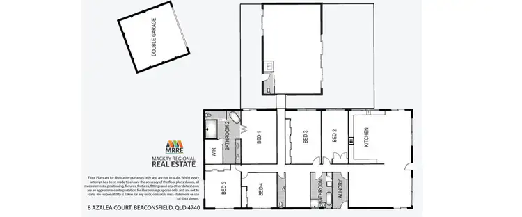 Floorplan of Homely house listing, 8 Azalea Court, Beaconsfield QLD 4740