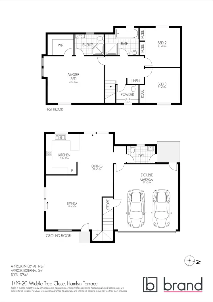 Floorplan of Homely townhouse listing, 1/19-20 Middle Tree Close, Hamlyn Terrace NSW 2259
