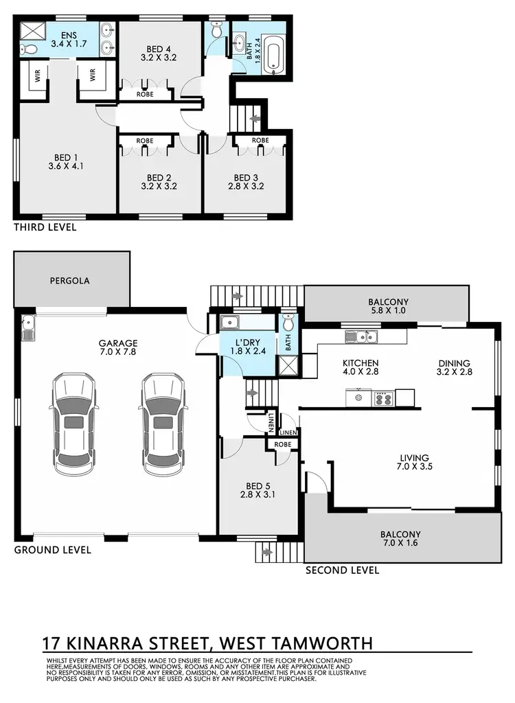Floorplan of Homely house listing, 17 Kinarra Street, Tamworth NSW 2340