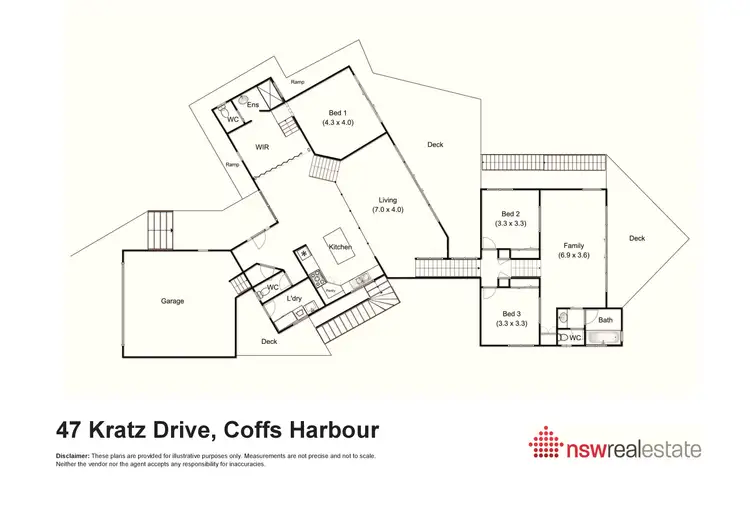 Floorplan of Homely house listing, 47 Kratz Drive, Coffs Harbour NSW 2450
