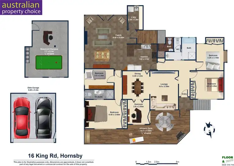 Floorplan of Homely house listing, 16 King Road, Hornsby NSW 2077
