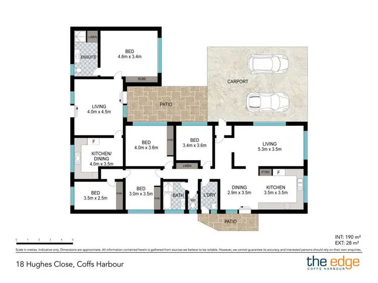 Floorplan of Homely house listing, 18 Hughes Close, Coffs Harbour NSW 2450