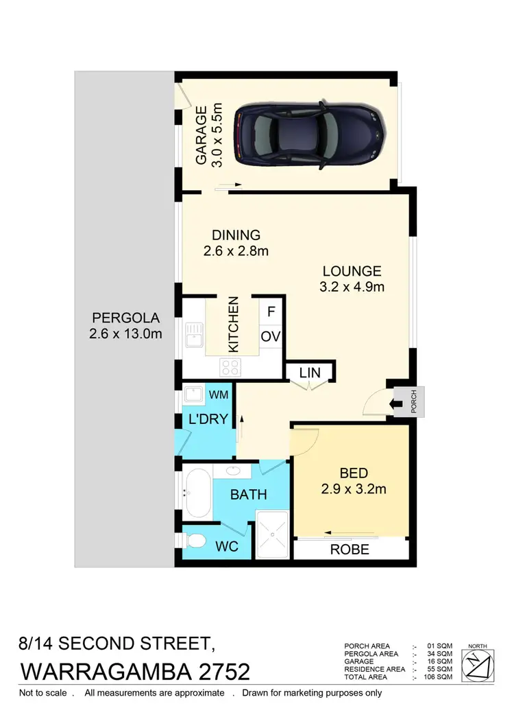 Floorplan of Homely house listing, 8/14-16 Second Street, Warragamba NSW 2752
