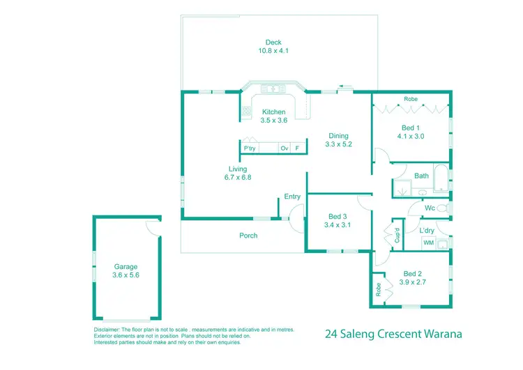 Floorplan of Homely house listing, 24 Saleng Crescent, Warana QLD 4575