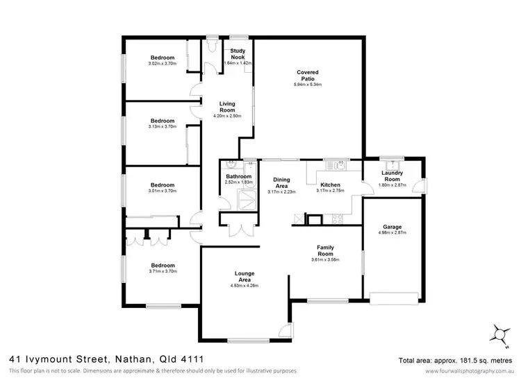 Floorplan of Homely house listing, 41 Ivymount Street, Nathan QLD 4111