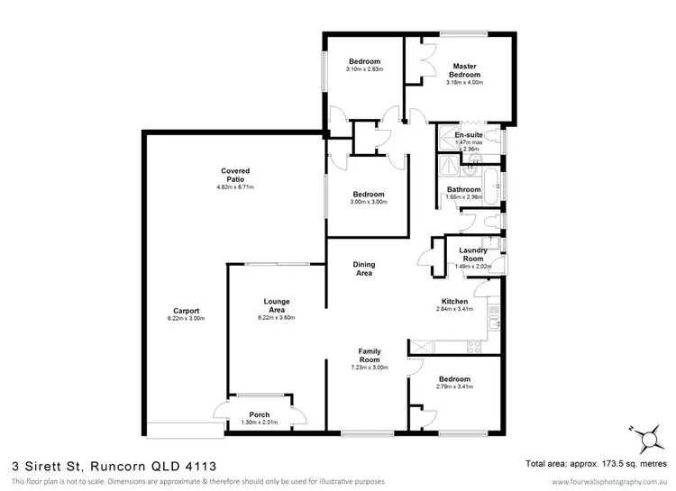 Floorplan of Homely house listing, 3 Sirett Street, Runcorn QLD 4113