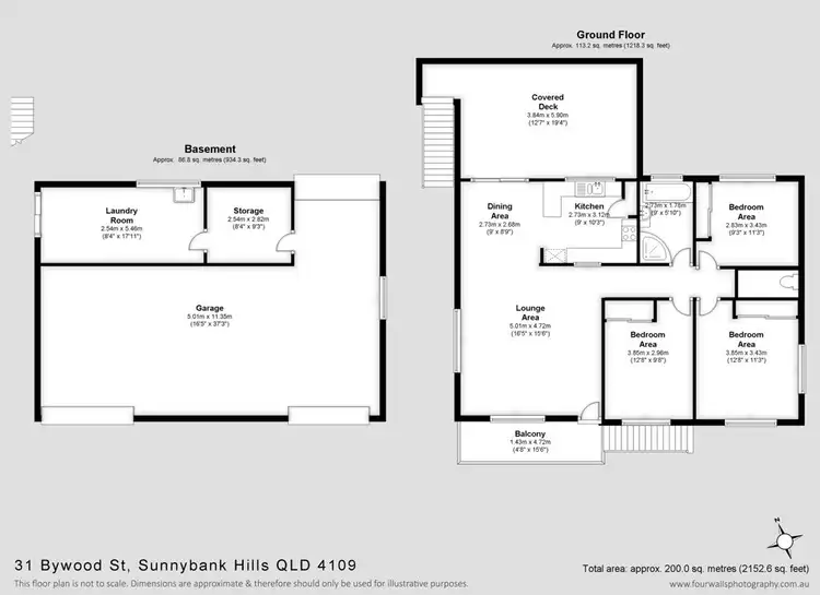 Floorplan of Homely house listing, 31 Bywood Street, Sunnybank Hills QLD 4109