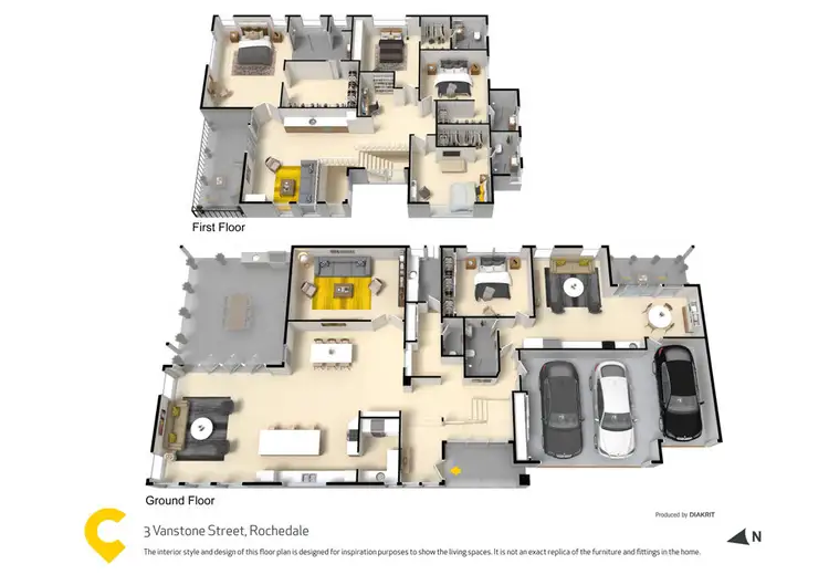 Floorplan of Homely house listing, 3 Vanstone Street, Rochedale QLD 4123