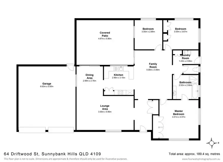 Floorplan of Homely house listing, 64 Driftwood Street, Sunnybank Hills QLD 4109