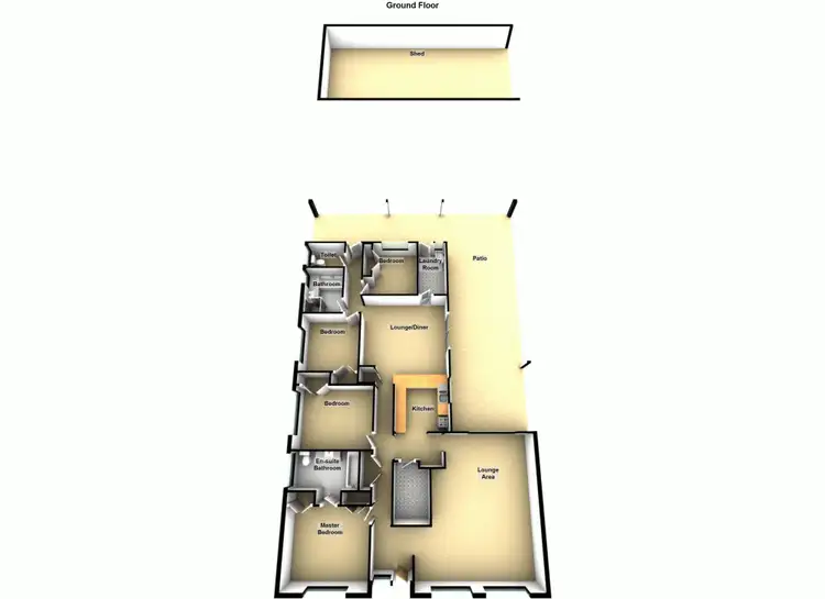 Floorplan of Homely house listing, 865 Kingston Road, Waterford West QLD 4133